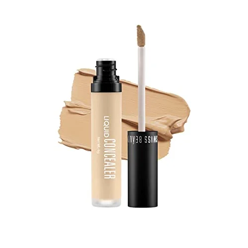 Swiss Beauty Liquid Light Weight Concealer With Full Coverage |Easily Blendable Concealer For Face