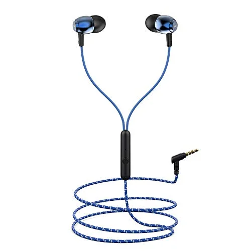 boAt Bassheads 162 in Ear Wired Earphones with Mic(Jazzy Blue)