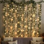 Special You Aesthetic Room Decor Backdrop Fairy Lights for Bedroom Artificial Vines, Green Leaves