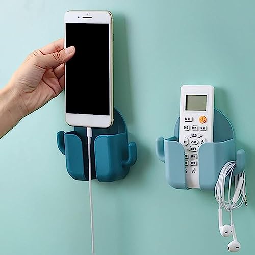FreshDcart FDCA665 Self-Adhesive Phone Charging Stand Wall Mount Mobile Holder with 2 Hook Mobile