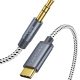 CableCreation USB C to 3.5mm Audio Aux Cable (6FT/1.8M),Type C to Aux Male Headphone Car 1/8 Stereo