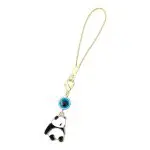 Panda Evil Eye Mobile Phone Pendant, Decorative Charms for Telephones, Suitable for Keychain Car Key