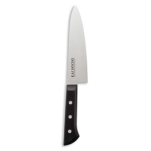 Kai Gift Box Hocho Premium Chef Knife 7.36 Inc. Blade, Black, Stainless Steel Knife.