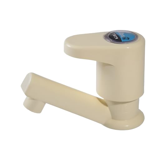 NEW WARE PVC Water Tap/Pillar Cock Tap for Wash Basin - Plastic Bathroom Bibcock for Hot and Cold