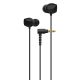 MOZU Audiology 101 Wired in-Ear Earphones Ergonomic Fit Tangled Free Rugged Wire Gold Plated 3.5mm