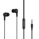 Philips Audio TAE1107BK Wired in-Ear Earphones with Built in Mic, Ergonomic Comfort-Fit | 10mm