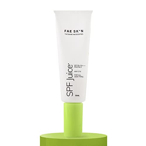 FAE Beauty No White Cast Lightweight Sunscreen With SPF 50+ PA++++ | Fragrance Free, Natural Finish