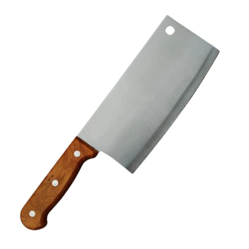 VATSHVI Stainless Steel Meat Cleaver Knife High Carbon Professional Chopping Cutting Vegetables Big