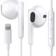 iPhone EarPods with Lightning Connector, iPhone Earphones Wired Headphones with Microphone and