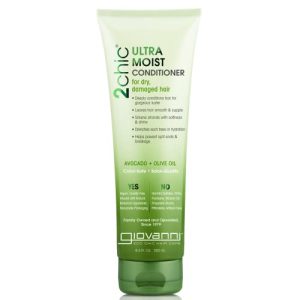 Giovanni Organic 2Chic Olive Oil & Avocado Ultra-Moist Conditioner with No Parabens, No Sulphates,