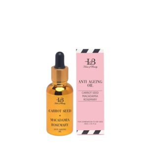 HOUSE OF BEAUTY Anti Ageing Oil - Carrot Seed, Macadamia Oil, Rosemary Oil for Combination to Dry