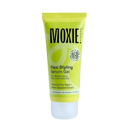 MOXIE BEAUTY Flexi Styling Serum Gel - For Hold & Frizz Control | Non-Crunchy, Non-Sticky | Flax,