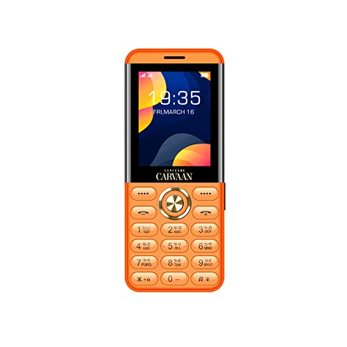 Carvaan Saregama Bhakti (M22) Keypad Mobile Phone - 750 Pre-Loaded Devotional Songs, Dual Sim, 2.4