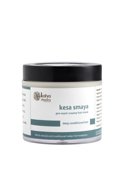 KALYA SHASTRA Kesa Smaya Pre-wash Creamy Hair Mask with Natural Herbs for Deep Conditioned Hair -