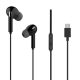 ModishOmbre Bass Fit Pro Type C Extra Bass Earphone Compatible with All High-End Smartphones -