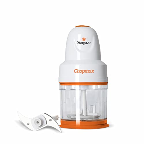 Stargaze Chopmax 300 Watt 100% Copper Motor Electric Chopper with Stainless Steel Chopping Blade and