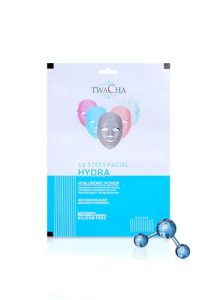 Twacha Hydra Facial Kit for Deep Hydration & Instant Brightening Skin with Hyaluronic Power