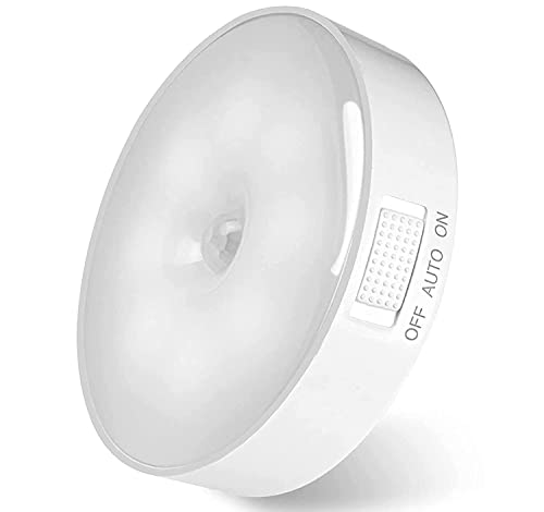 XERGY Motion Sensor Lights Wireless Body LED Night Light USB Rechargeable for Hallway,