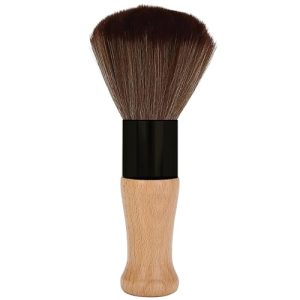 Beauté Secrets Salon & Parlor Hair Duster Brush Wooden, Neck Duster Brush, Powder Cleaning Brush,