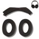 Crysendo Headphone Cushion Covers for Headphone Cushion + Headband Compatible with Bose QC35