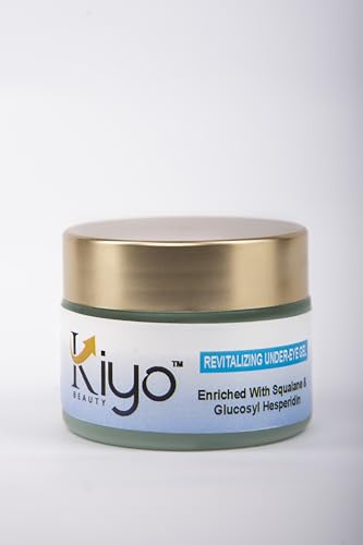 Kiyo BEAUTY Revitalizing Under Eye Gel enriched with Squalane & Glucosyl Hesperidin | Dark Circles,
