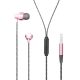 ODIO OWE06 Premium In-Ear Wired Earphone, 1.2m Tangle Free Cable, in-Line Mic, Noise Isolation 3.5mm
