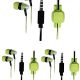 Made in India Earbuds Headphones with Microphone, Pack of 3, Earbuds Wired Stereo Earphones in-Ear