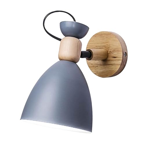 Areezo Grey Colour 003 Wall Light for Living Room, Bedroom, Kitchen Without Bulb (Pack of 1)
