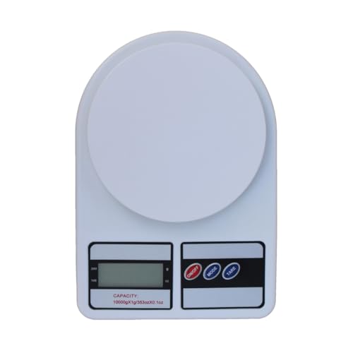 GLUN Multipurpose Portable Electronic Digital Weighing Scale Weight Machine (10 Kg - with Back