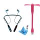 New Combo Pack-3 Wireless Bluetooth In Ear Magnet Earphone Headphone with Hand-Free Calling,