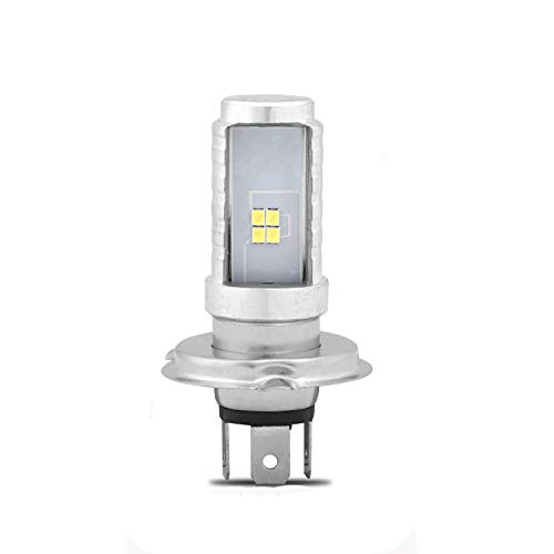 Adroitz H8 Flasher 4 LED Head Lamp Bulb For All Bike (White, Pack Of 1)