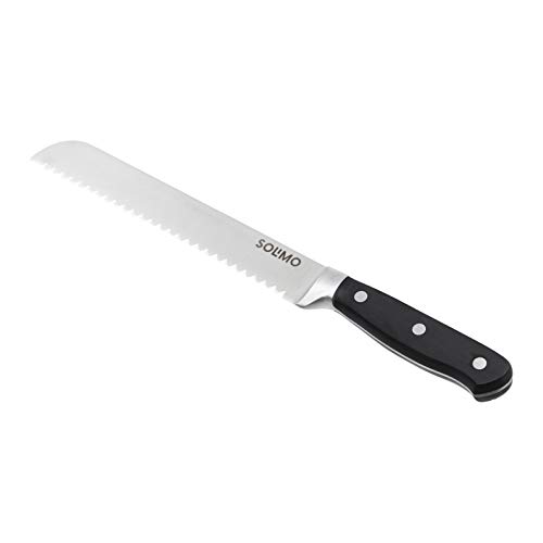 Amazon Brand - Solimo Stainless Steel Bread Knife (20cm)
