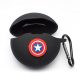 Kolorcase Captain America Pouch for Noise Buds VS303 Truly Wireless Protective Soft Silicone Case