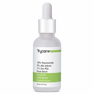 Trycone Skin Brightening 10% Niacinamide face serum with 2% Alfa Arbutin, 1% Zinc PCA and 100%