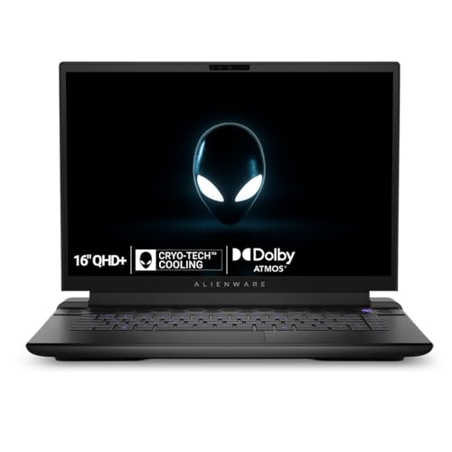 Dell Alienware m16 Gaming Laptop, AMD Ryzen 7-7745HX/16GB DDR5/1TB SSD/16 (40.64cm) QHD+ 165Hz, 3ms,