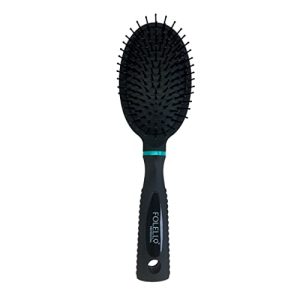 FOLELLO - Premium Collection Round Paddle Hair Brush for Men & Women - Ball Tipped Bristles Hair