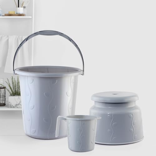 Cello Petal Bathroom Set | Sturdy and Durable | Lightweight and Rigid | Easy to Clean and Attractive