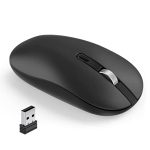 cimetech Ergonomic Wireless Mouse, 2.4G Slim Cordless Mouse Less Noise for Laptop Optical Mouse with