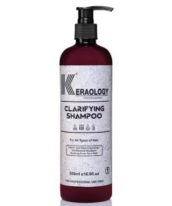 Keraology Clarifying Shampoo (500ml) | Detox" and Deep-Clearing,"| Remove Stubborn Build -up from