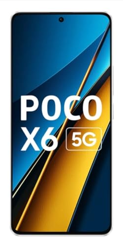 POCO X6 5G (Snowstorm White) 12 GB RAM | 512 GB ROM 16.94 cm (6.67 inch) Display 64MP + 8MP + 2MP |