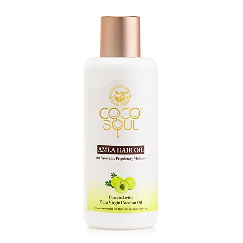 Coco Soul Amla Hair Oil with Extra Virgin Coconut Oil Enriched with Amla From the Makers of