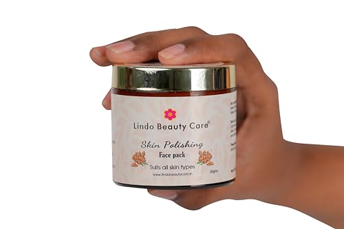Lindo beauty care Skin polishing face pack | suits all skin types | For skin brightening |removes