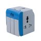 rts 3-in-1 Universal Travel Adapter Multi-Plug with Individual Switch Socket with Spike Buster Fuse