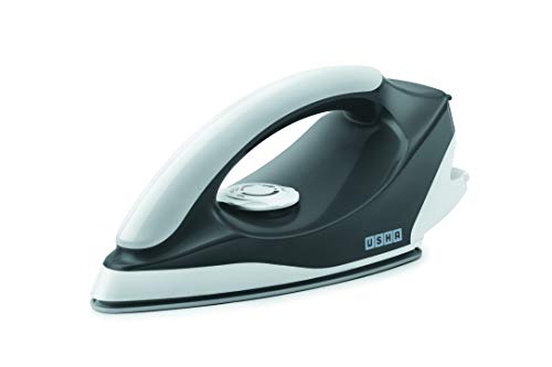 USHA ABS body Aurora 1000 W Dry Iron With Innovative Tail Light Indicator, Weilburger Soleplate