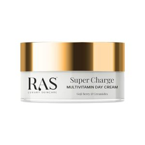 Ras Luxury Oils Super Charge Day Cream with Multivitamin SPF 30 PA++++ Goji Berry & Ceramides |