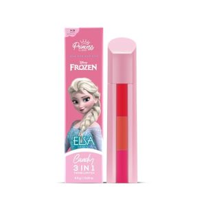 Disney Frozen Princess by Renee Candy 3-In-1 Tinted Lipstick Elsa for Pre-Teen Girls - 3 Versatile