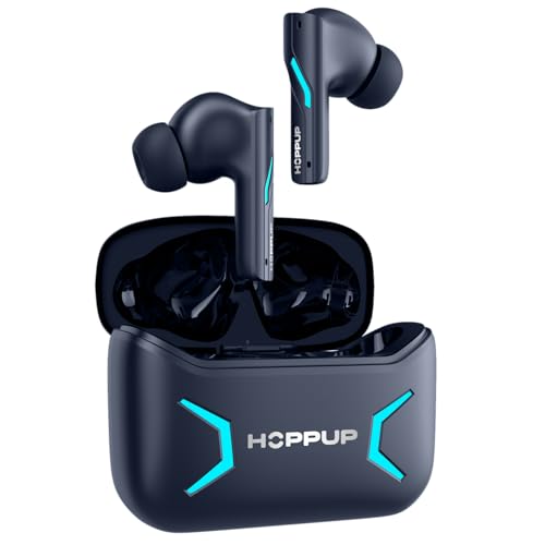 HOPPUP Predator Xo1 Gaming Earbuds with 50H Playtime,13MM Drivers,40MS Low Latency,ENC Bluetooth