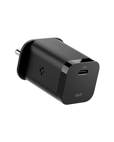 Spigen [Improved Version] PE2213 35W GaN PPS Single Port Fast Wall Charger Compatible with All C