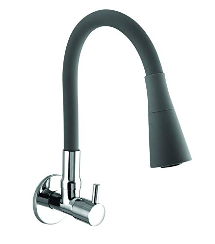 10X Sink Tap for Kitchen BL-9876 Flexible Neck Dual Flow Grey Color 2 Function Shower Flow/Foam Flow