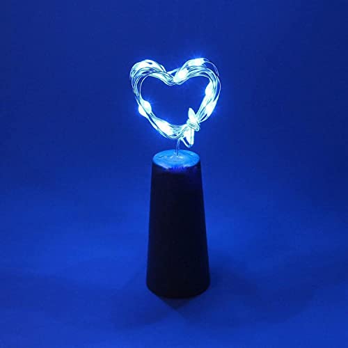 Lexton Cork Light | Bottle Light | Blue Copper String Light | Cork String Light | 10 Pieces | for